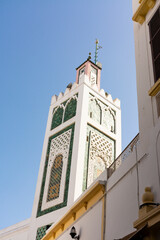 Minaret of Great Mosque in the medina of Tangier
