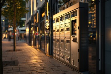 Street Parcel Locker, Self Post Box, Parcel Locker Box, Automatic Mailboxes, Street Paczkomat, Pachkomat