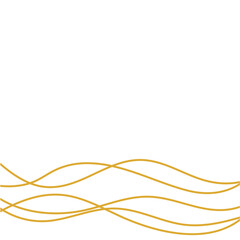 Wavy Gold Lines