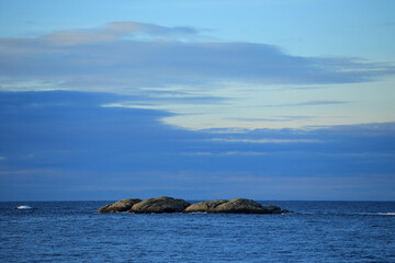 Seashore in Vigra, Norway. - 781466506
