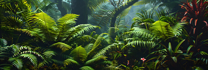 A Vibrant Display of New Zealand Flora: From Native Ferns to Majestic Kauri Trees