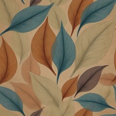Nature's Harmony: Seamless Leaf Patterns for Every Season