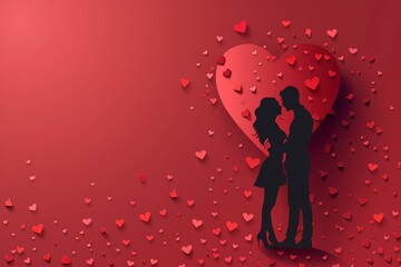 Designing with Heart: Artistic Techniques for Creating Emotionally Powerful and Visually Engaging Valentine's Cards - obrazy, fototapety, plakaty