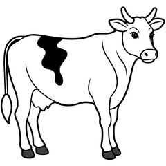     cow vector illustration
