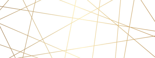 Luxury premium shiny golden geometric lines overlap design for cosmetic product cover background. Vector geometric luxury golden lines for banner, template, book cover, cosmetic product cover.  