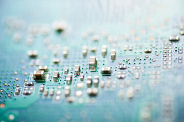 Close-up of a integrated circuit - 781482317