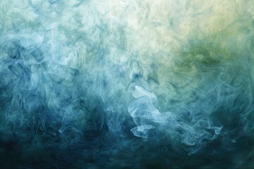 Fading smoke from a deep - obrazy, fototapety, plakaty