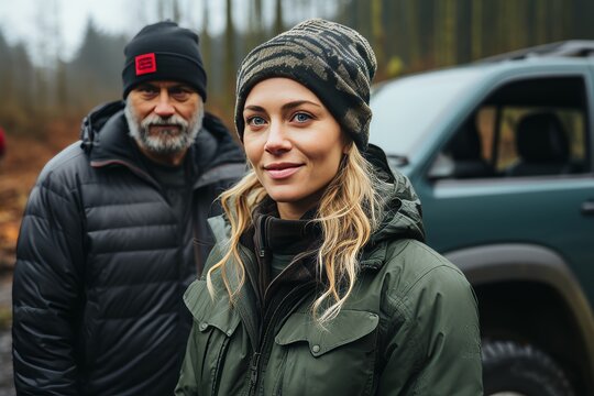 the dynamic process of outdoor movie scene production, showcasing the collaborative efforts of the film crew and the intricate details of the filmmaking set.