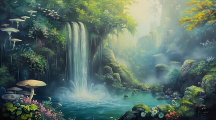 Enchanted Nature's Glow./n