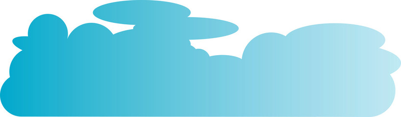 Blue Cloudscape Illustration