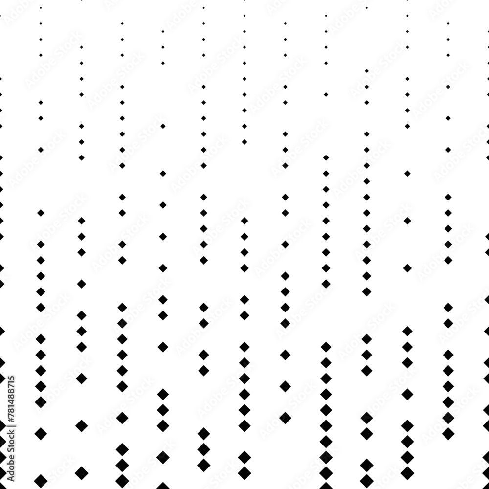 Poster repeating geometric monochrome square pattern background - abstract vector design from squares