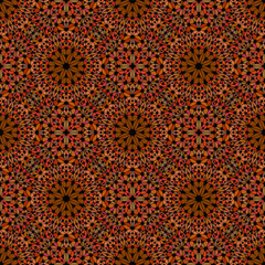 Oriental abstract bohemian stone ornament pattern background - spiritual  vector art