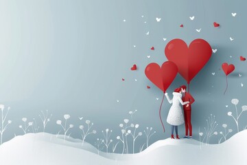 Creative Artworks and Geometric Designs Celebrating Love: Artistic Illustrations and Emotional Engagement Showcasing Psychological Comfort for Romantic Couples