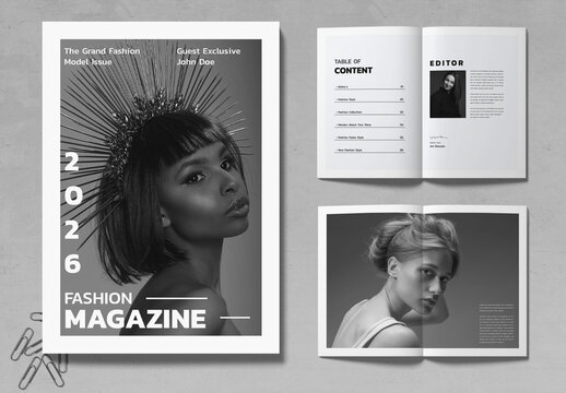 Fashion Magazine Layout