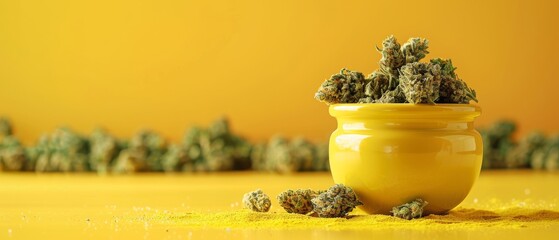 Cannabis recipe card, editable ingredients and steps, vibrant visuals, engaging