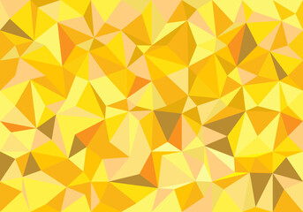 yellow low poly background