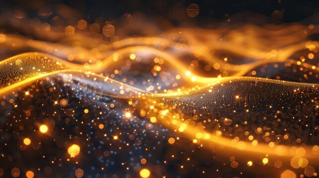 Quantum computing concept, particles in superposition, ethereal glow, mystery
