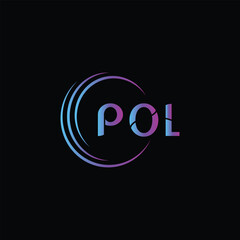 POL Letter Initial Logo Design Template Vector Illustration