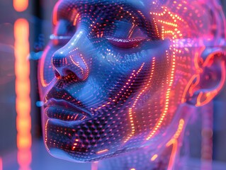 Virtual sculpting booth, interactive holographic clay, soft ambient glow, wide angle, tactile artistry