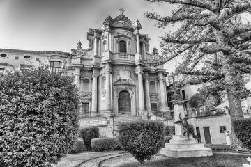 Church of San Domenico, iconic landmark in Noto, Sicily, Italy - 781498984