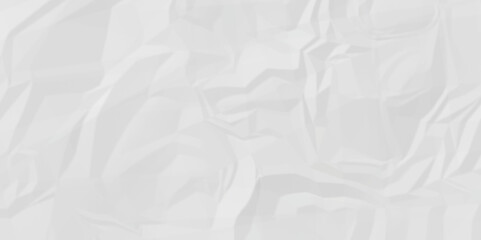 	
White wrinkly backdrop paper background. panorama grunge wrinkly paper texture background, crumpled pattern texture. paper crumpled texture. white fabric crushed textured crumpled.