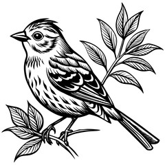  Bird vector illustration.