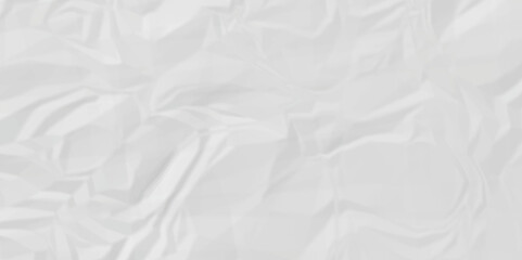 	
White wrinkly backdrop paper background. panorama grunge wrinkly paper texture background, crumpled pattern texture. paper crumpled texture. white fabric crushed textured crumpled.
