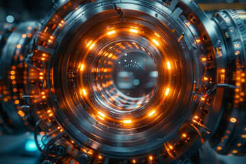 Obraz premium Advancing atomic energy technology to meet the growing demand for clean and efficient power. Concept of technological innovation. Generative Ai.