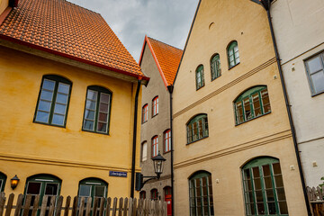 Medieval and Hansa inspired  living area Jakriborg in Hjarup, Sweden