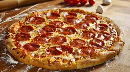 Traditional Pepperoni pizza 