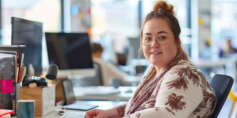 Educational Milestone: Woman with Down Syndrome Completing a Vocational Training Program. Learning Disability