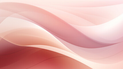Fototapeta premium Abstract pink gradient background with waves as wallpaper illustration, Wavy pastel background
