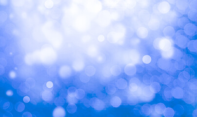 Blue bokeh background banner for Party, greetings, poster, ad, events, and various design works