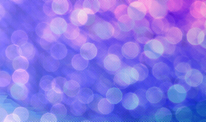 Blue bokeh background banner for Party, greetings, poster, ad, events, and various design works