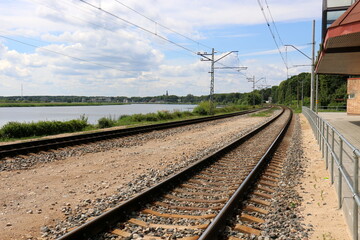 A new railway is being built.