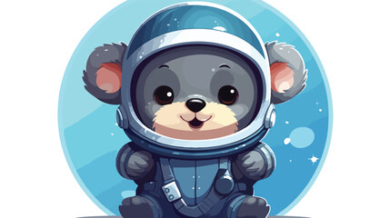 Koala in an astronaut helmet space dreamer cosmic e