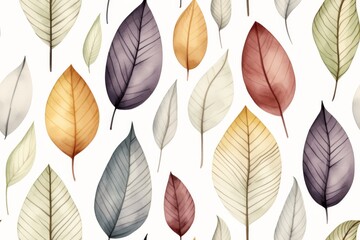 Colorful Leaves Pattern