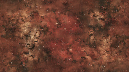 Obraz na płótnie Canvas A close up of a red and brown space background with stars