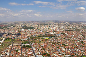 Naklejka premium Vista aérea de Ribeirão Preto- SP - Brasil