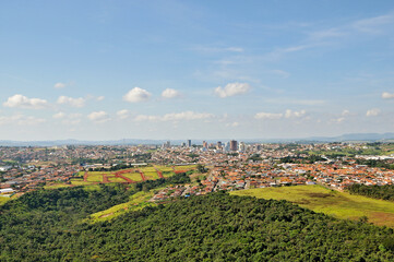 Vista aérea de Ribeirão Preto - SP - Brasil