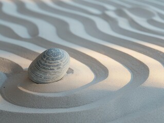 Fototapeta na wymiar shell on the sand