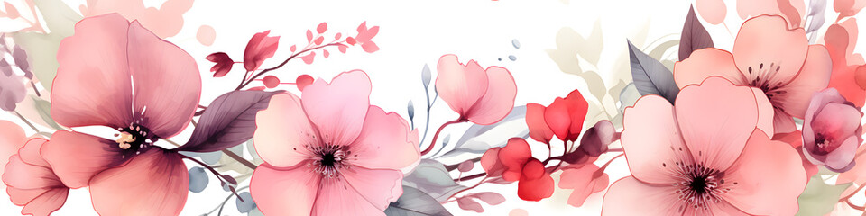 watercolor tropical monstera leaves set hand drawn illustration