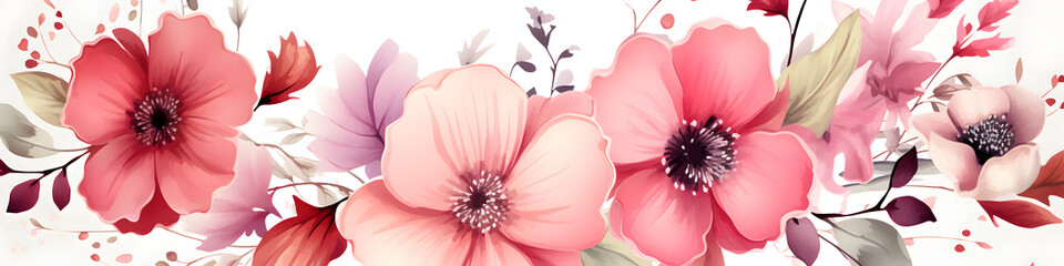 watercolor tropical monstera leaves set hand drawn illustration