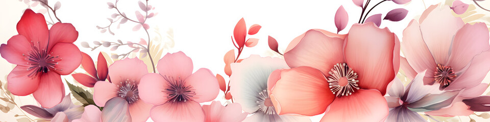 watercolor tropical monstera leaves set hand drawn illustration