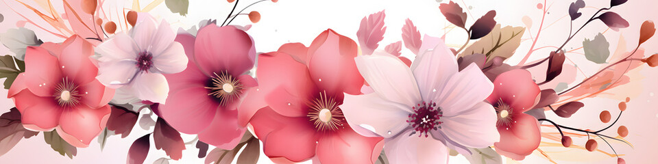 watercolor tropical monstera leaves set hand drawn illustration