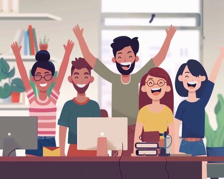 Create a thankyou video in Portuguese for your team or coworkers Obrigado a todos pelo trabalho arduo e dedicacao Voces sao incriveis ,high detailed