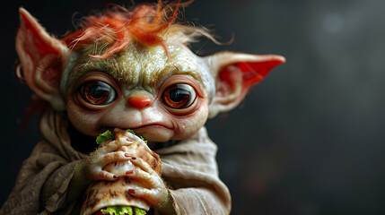 Fototapeta premium little troll with wrap