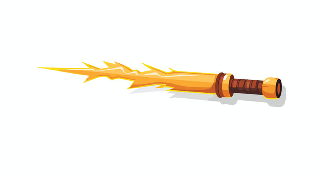Lightning rod icon 2d flat cartoon vactor illustrat