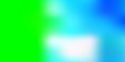 Light blue, green vector blurred pattern.