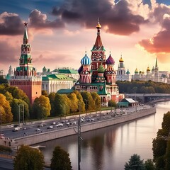 Moscow, Russia, a city steeped in history and adorned with architectural marvels that tell the tale...